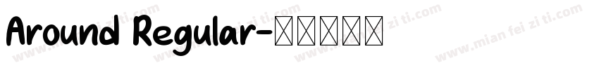 Around Regular字体转换